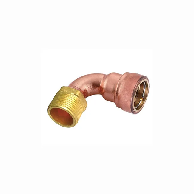 Diameters External Thread Elbows Copper Pipe Fittings