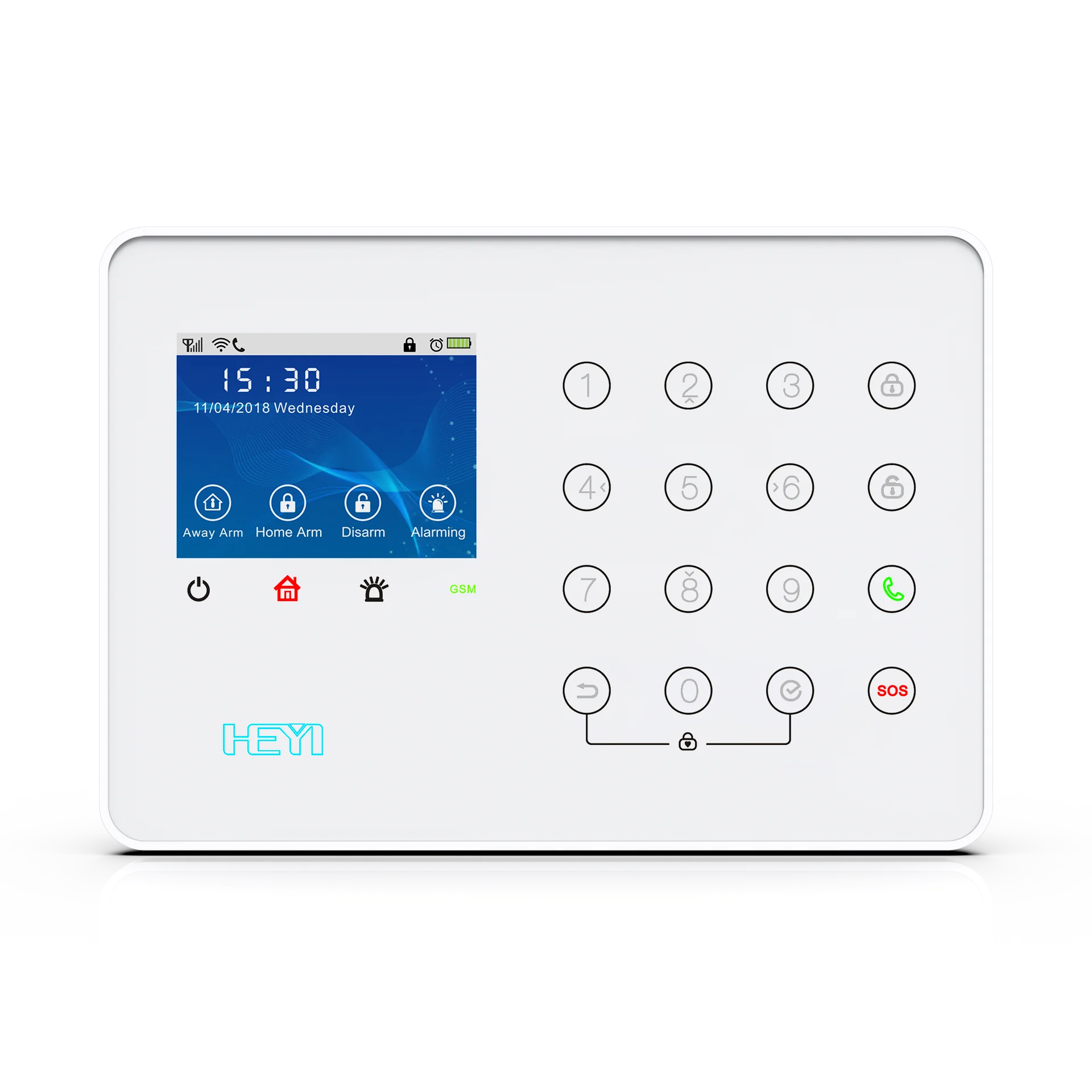 APP Control Smart GSM Alarm system Russian/English Voice Wireless Home Security Alarm