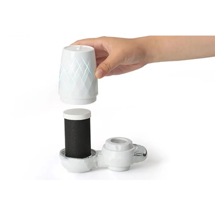 Household Healthy Easy Install Ceramic Carbon Tap Water Filter Purifier For Kitchen Shower