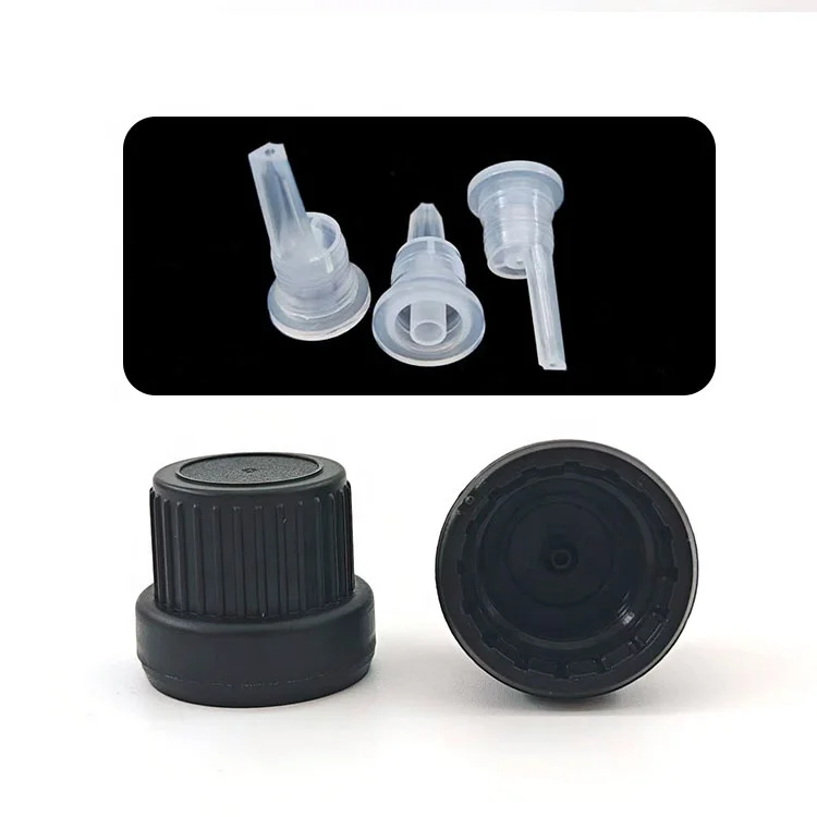 18mm Plastic Bottle Cap anti theft fuel caps essential oil accessory essential oil bottle cap accessory childproof theftproof