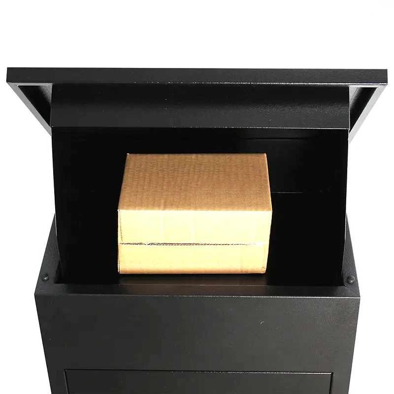 Wall Mounted Parcel Drop Box Waterproof  Postbox Steel Mailbox Cabinet Metal Box Outdoor
