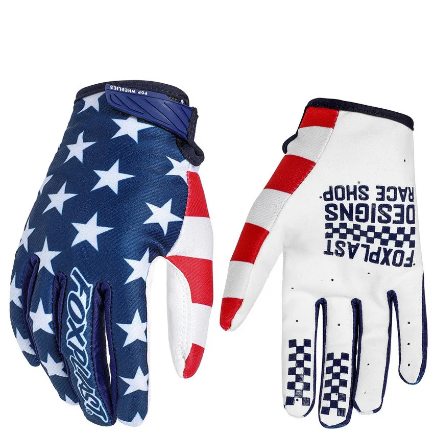 American flag bicycle bicycle off-road outdoor safety gloves motorcycle gloves racing gloves