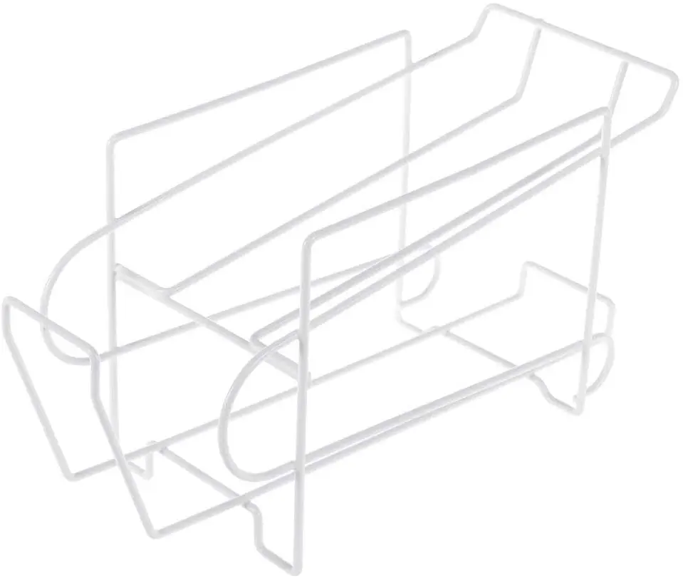 
High Quality 2 Tier Fridge Soda Beer Cola Food Coke Rack Can Dispenser Rack Organizer Holder 