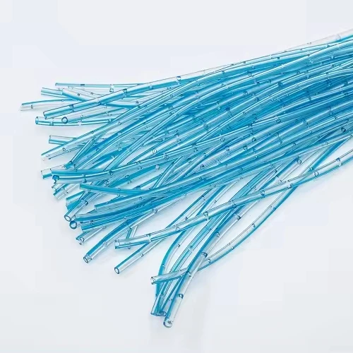 Medical tubing of  hole punching or  digging the holes on the medical tube