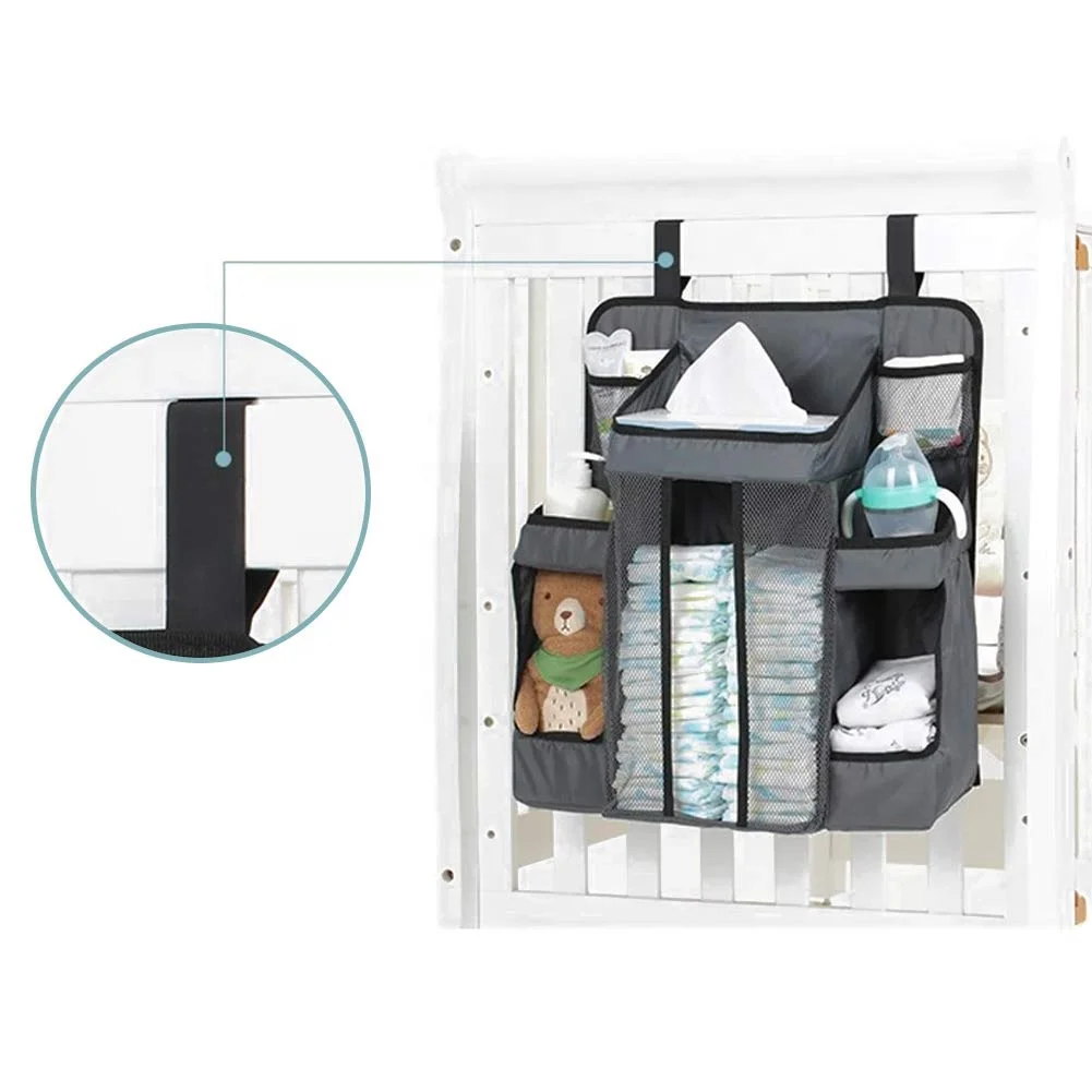 Factory Custom Hanging Nursery Organizer And Baby Changing Table Diaper Stacker Baby Diaper Caddy