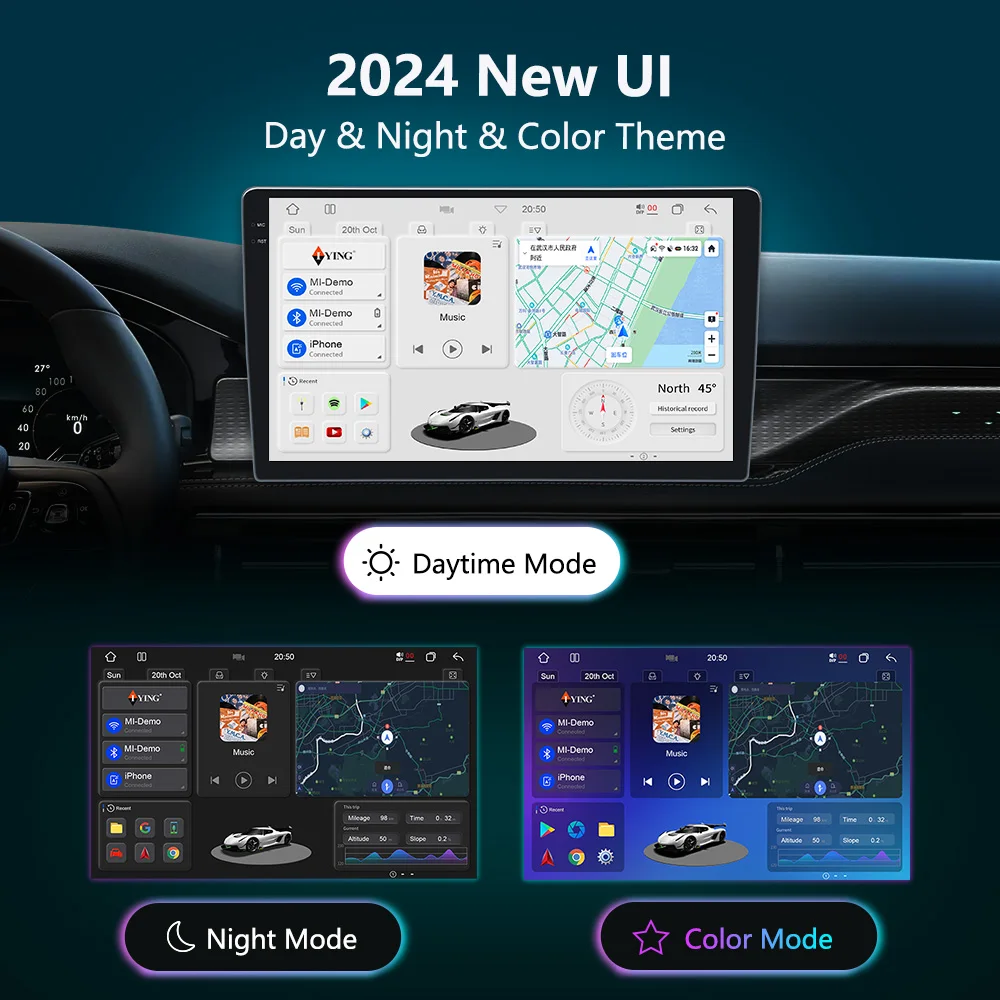 7870 Universal 2K  Android 13 2.7GHz Wireless CarPlay Android Auto Navigation Radio Multimedia Video Car DVD Player with ADAS