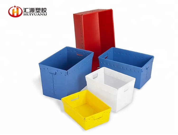 Industrial Widely Used Stackable Antistatic Pp Hollow Corrugated Plastic Coroplast Logistic Crate