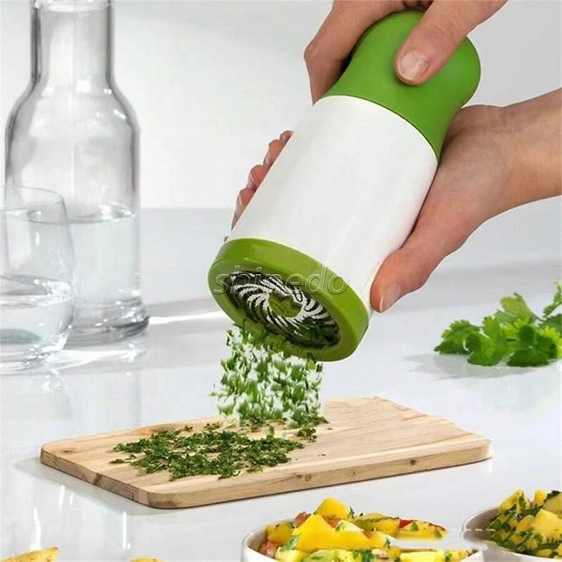 Manual Herb Mills Vegetable Grinder Kitchen Utensils Coriander Grater Stainless Steel Kitchen Tools Vegetable Cutter