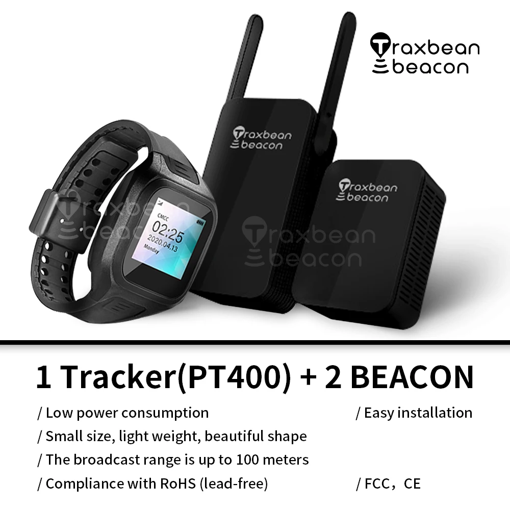 Industry Design BLE Beacon oem Watch Tamperproof for Stay Home