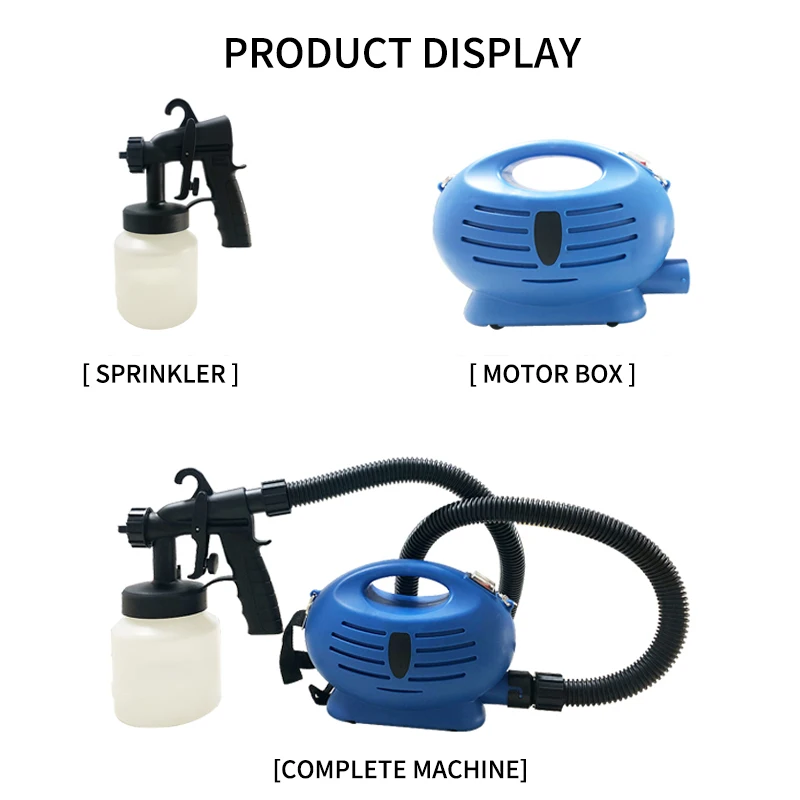 High pressure electric spray gun atomization disinfection portable home decoration paint automatic spray gun
