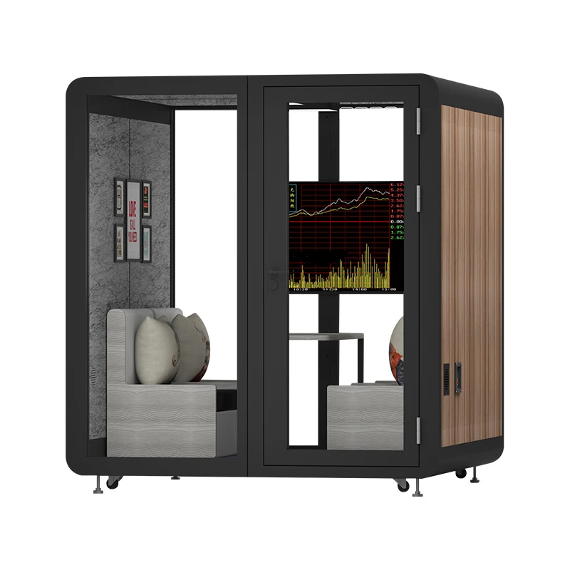 Mini Recording Studio Soundproof Room Private Office Portable Soundproof Glass Recording Studio