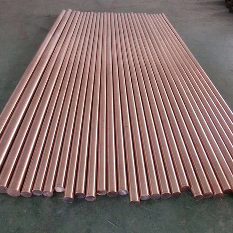 High Hardness Beryllium Copper Rod C17200 Beryllium Bronze Rod Mold Copper Alloy Non-Ferrous Metal pure copper bar