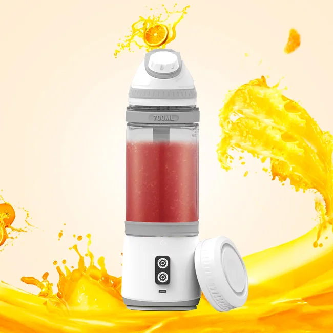 Portable 240W Powerful Smoothie Juice Cup Blender 6 Blades with Nozzle and Filter Handheld Juicer Blender