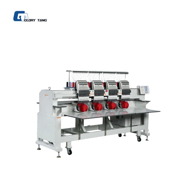 Good Quality High Speed Computerized 2 heads Embroidery Machine Factory Price