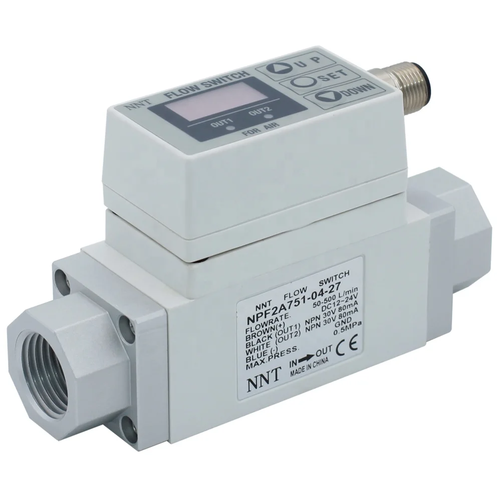NNT Factory Direct Sales Digital Flow Switch Air Flow Switch Water Heater Flow Switch