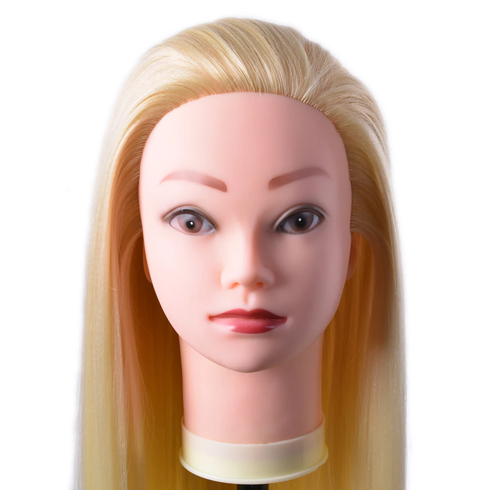 
Dummy head 24inch premium Synthetic Hair Mannequin Head practice wig for styling hair 