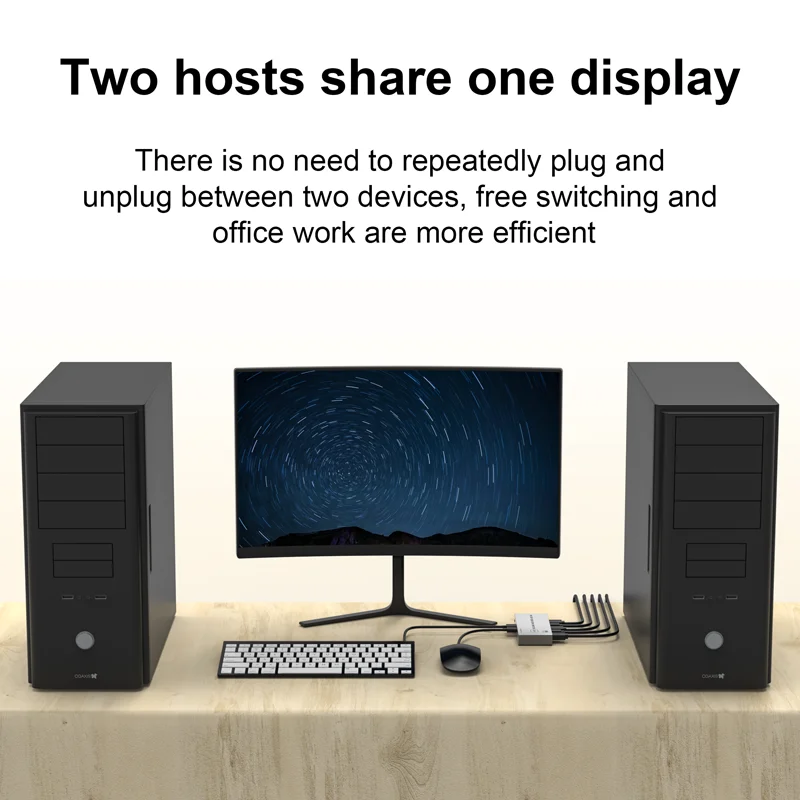 KVM Switch  Support Desktop VGA kvm 4 port kvm over ip switch