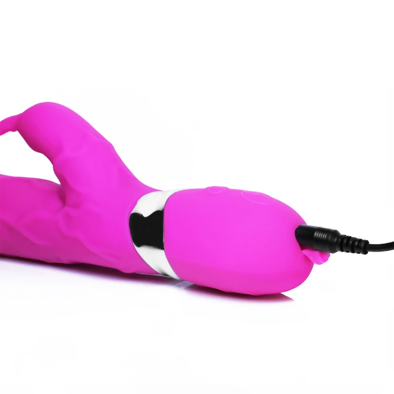 Amazon hot sex toys 7 frequency vibrating huge g-spot rabbit vibrator dildo for women