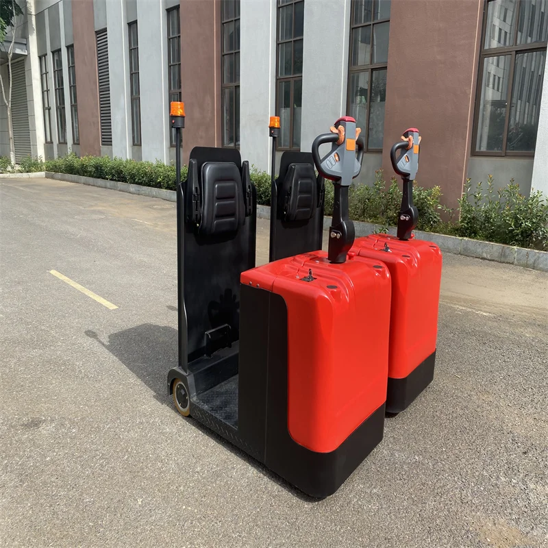 YJL standing driving bolt towing coupling style electric tow tractor with warning light 3T QDD30A