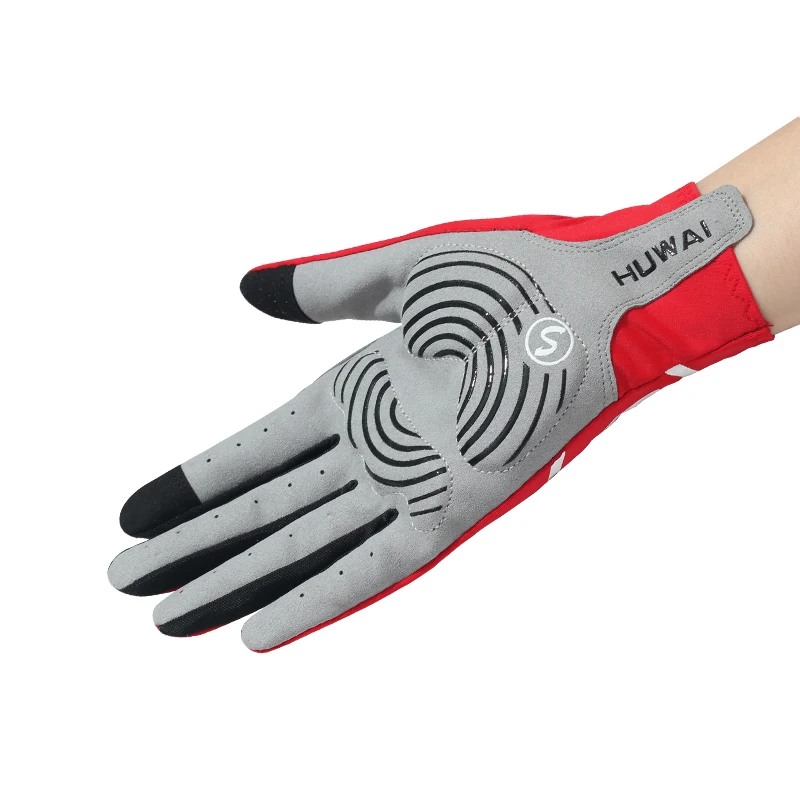 Touch screen Silicone Full finger Cycling Running Gloves For Gym Outdoor Sports Exercise Gloves