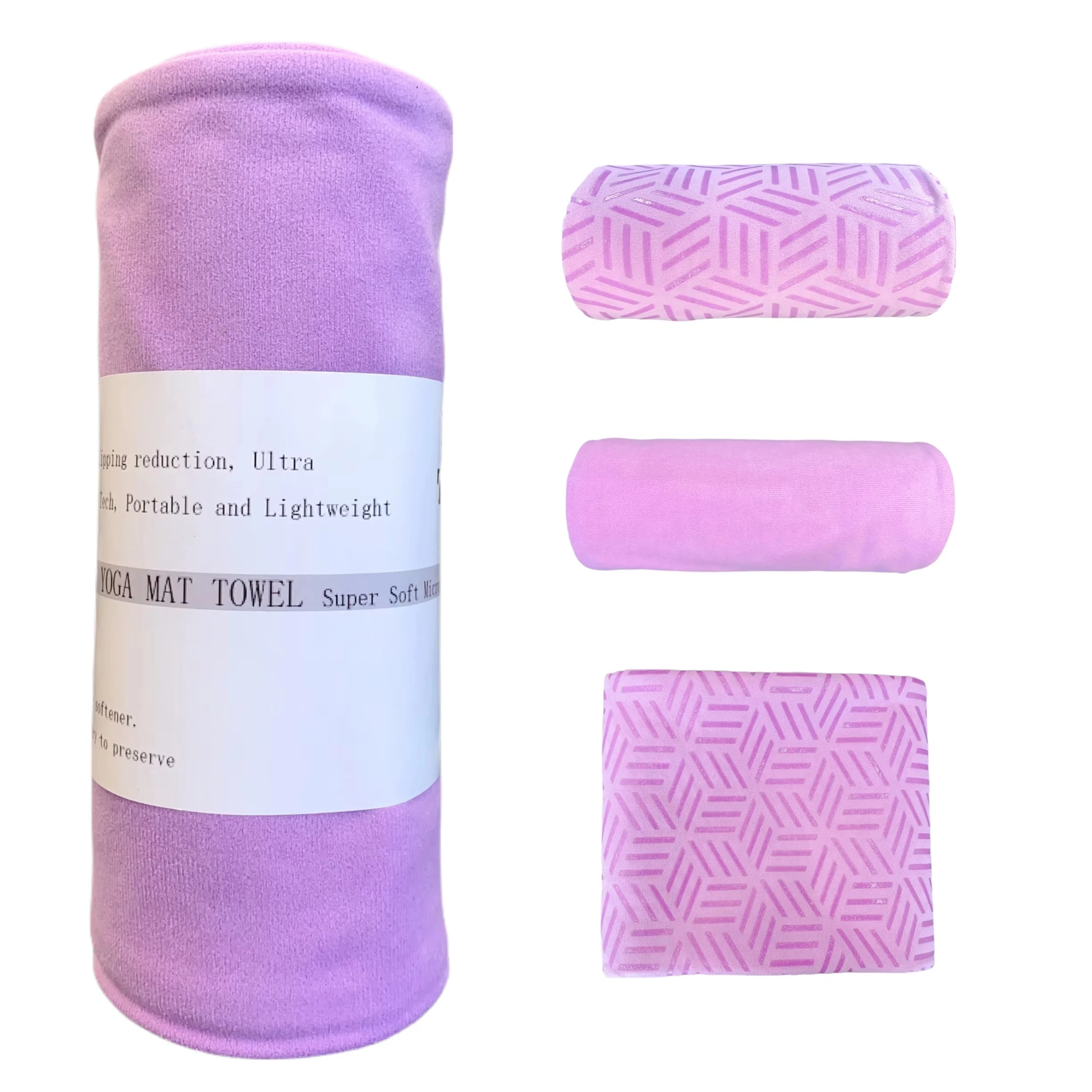 Мягкое быстросохнущее полотенце из микрофибры сплошное цветное горячее для йоги взрослых тканая техника