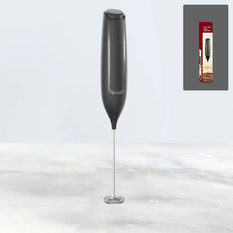 2024 New Arrival Professional Barista Electric Cappuccino Maker Coffee Beater Milk Frother Set With Stand