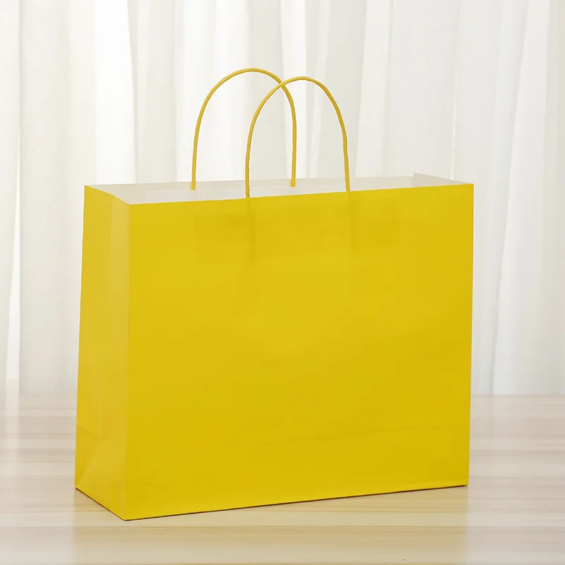 Kingwin Customize Various Color Wholesale Paper Shopping Bag Logo