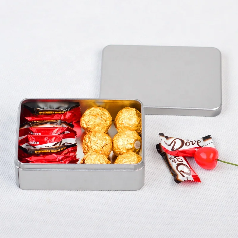 Unique Products to Sell Wholesale Multipurpose Red Tin Canisters Gift Card Tins Metal Box Container with Large Stock Ability