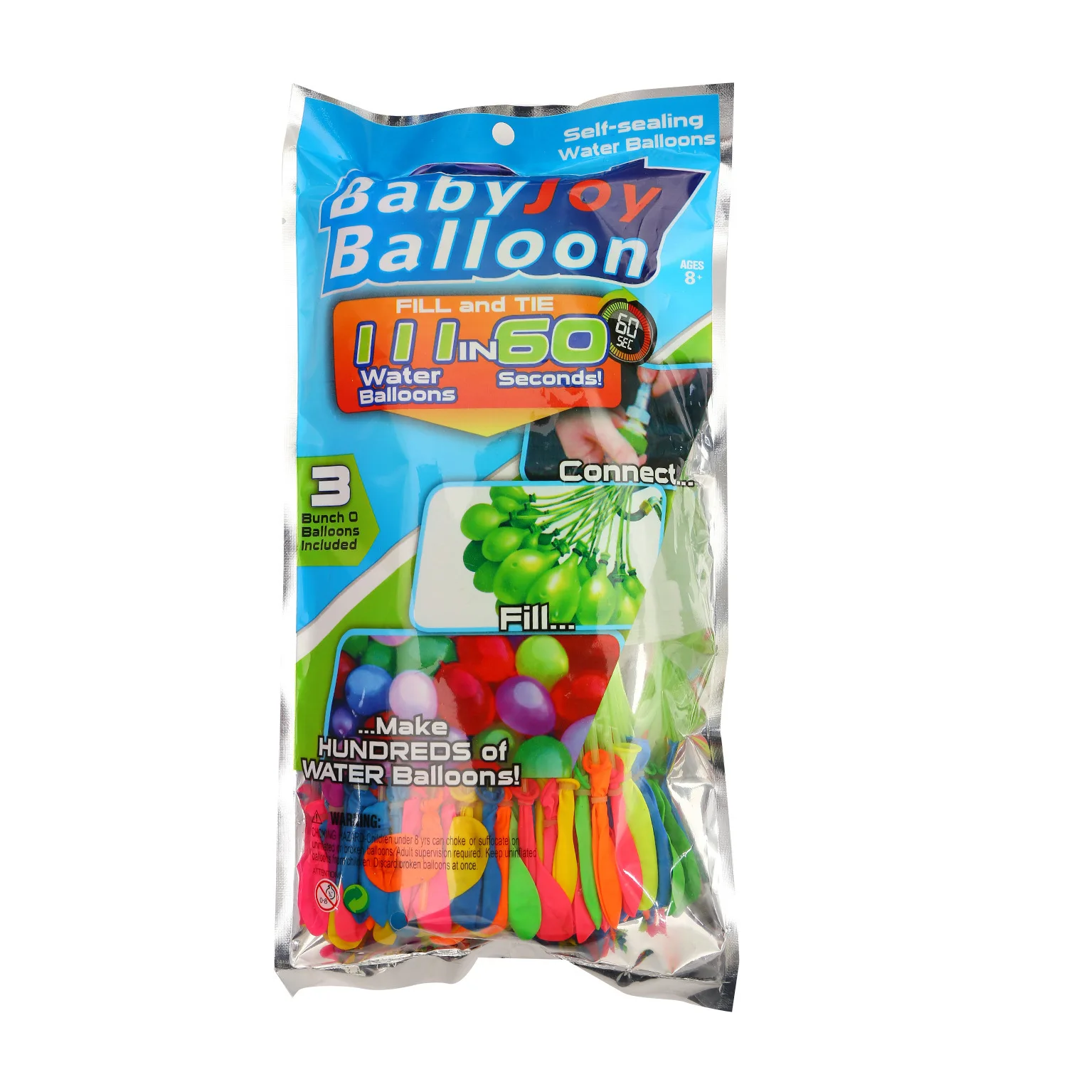 New 111pcs/pack interactive summer toys bomb games toy party magic water balls easy quick fill bomb water balloons