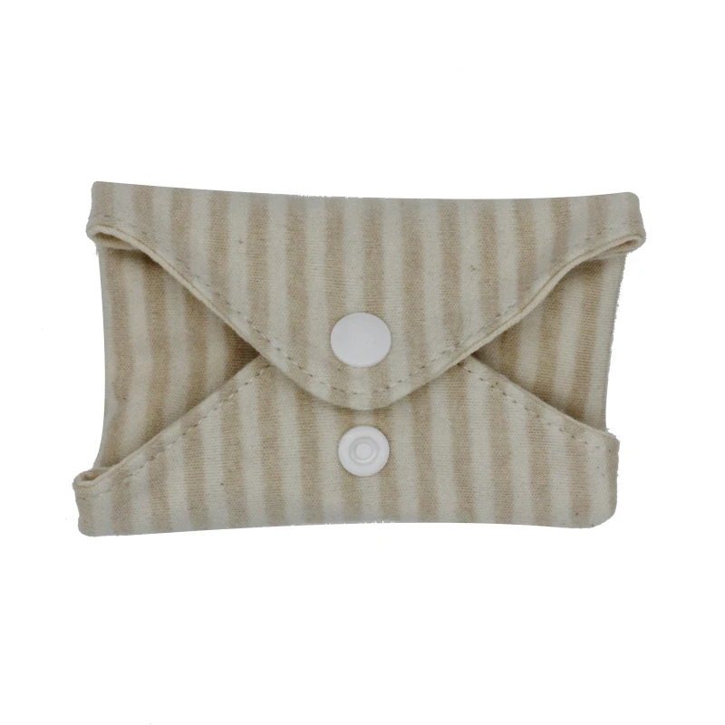 Naturally Organic Cotton Ladies Cloth Pads Reusable Eco-friendly Sanitary Pads Soft Day Use Woman Menstrual Period Cloth Pads