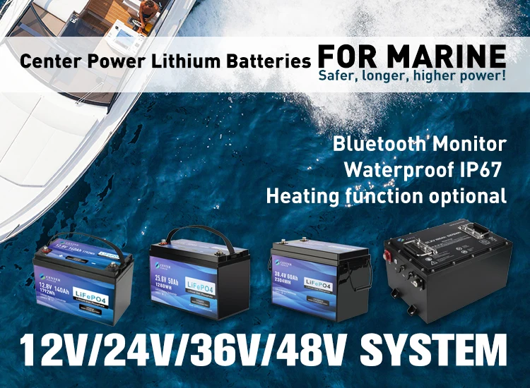 Center Power 12Volt LiFePO4 Deep Cycle Marine RV Battery 12V 140Ah Lithium Battery