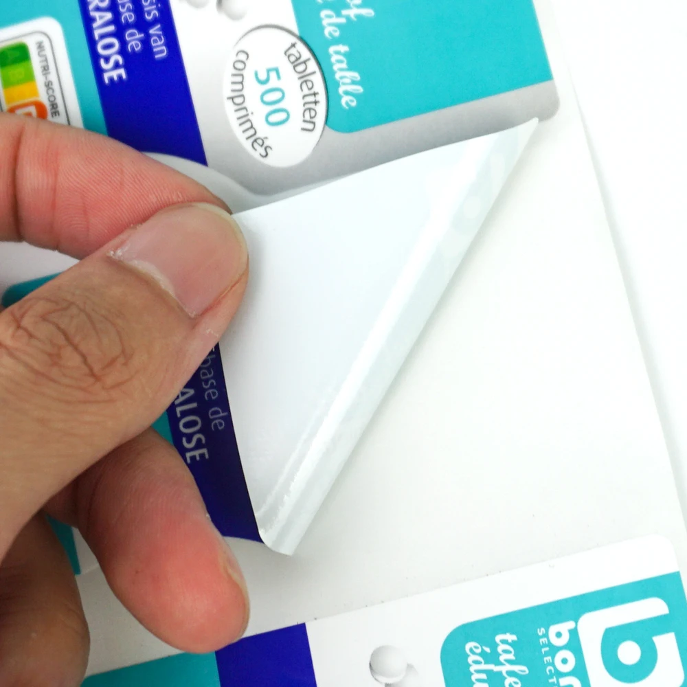 Medicine Bottle Label Custom Hot Stamping No Fading Printed Clear Gold Foil Logo Sticker Label With Logo