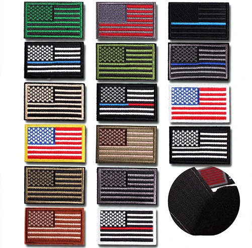 Flag Patches US Australian American mexico Mini Embroidered USA Country embroidery Badges Flag Patch