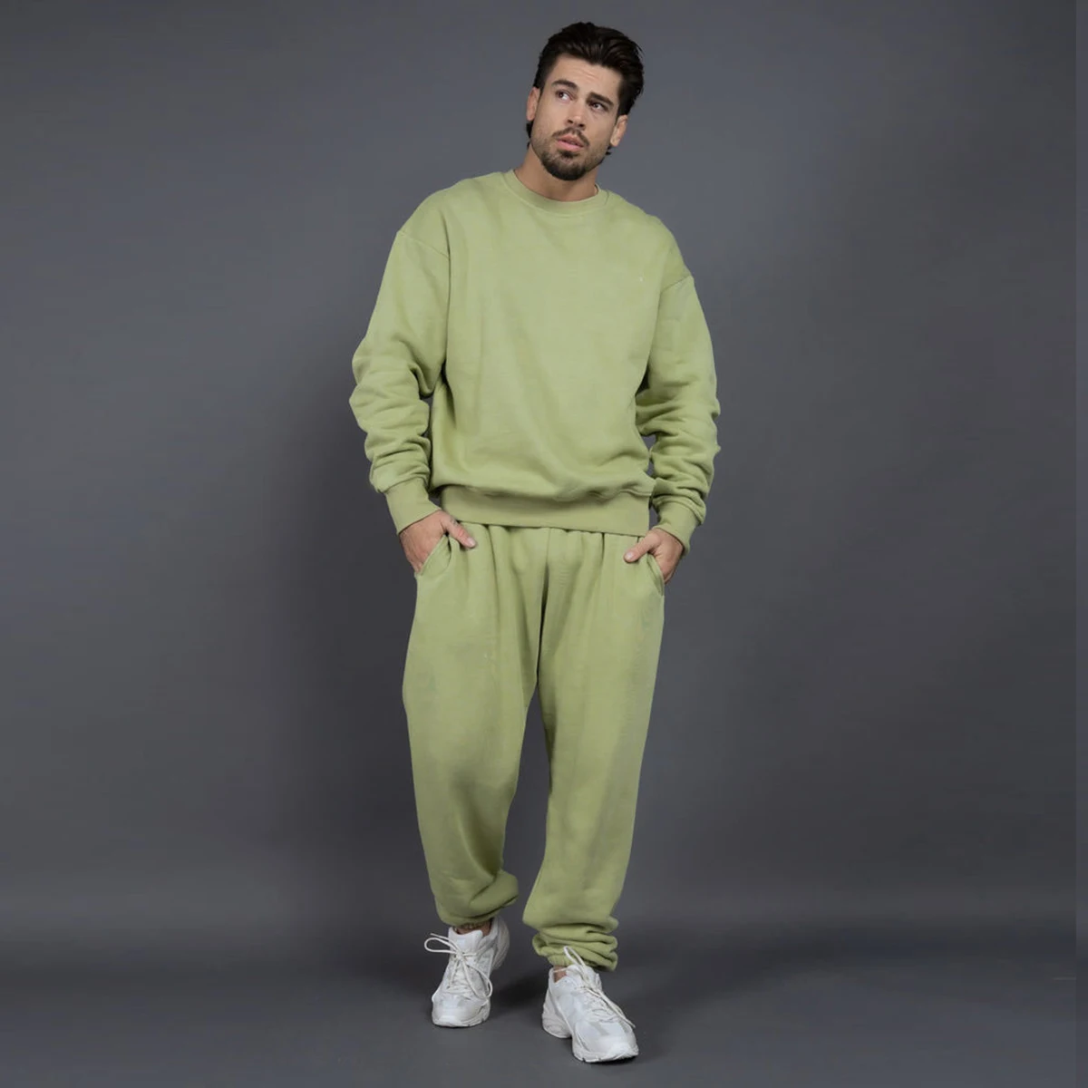 Custom Logo Tech Wear Fleece Jogging Suit Blank Hoodie Set men Tracksuit 2 Two Piece Set For unisex Jogger Sweatpants