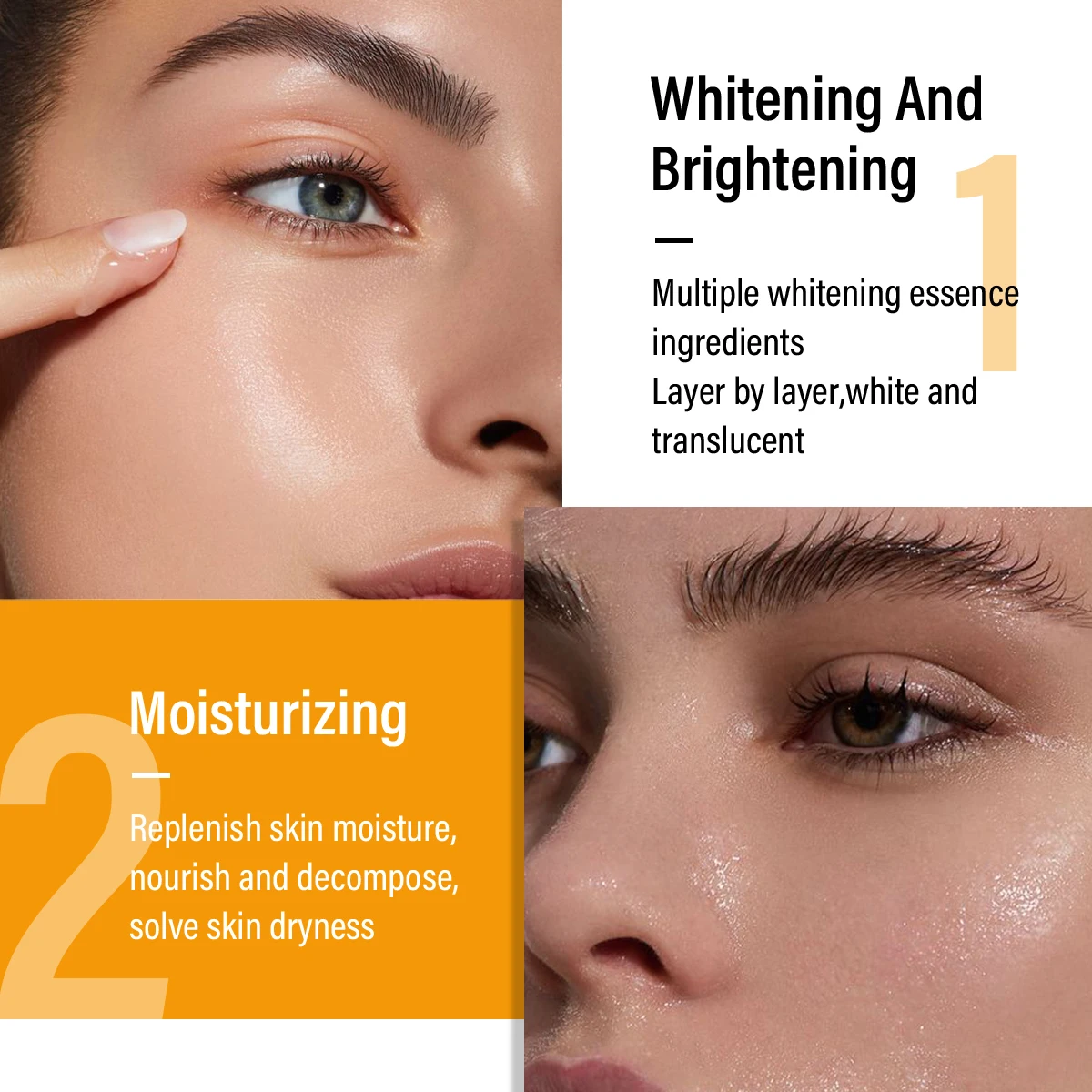 Skin Care Beauty Products Vitamin Lightening VC Whitening Organic Private Label Korean Vitamin C Skin Care Set