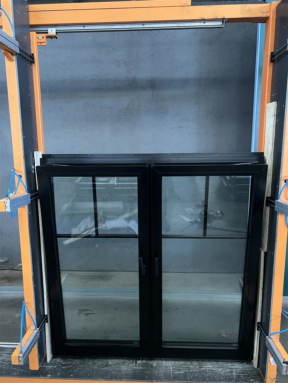 High Insulation Aluminium Profile Casement Window Grill Design Thermal Break Tilt Turn Window