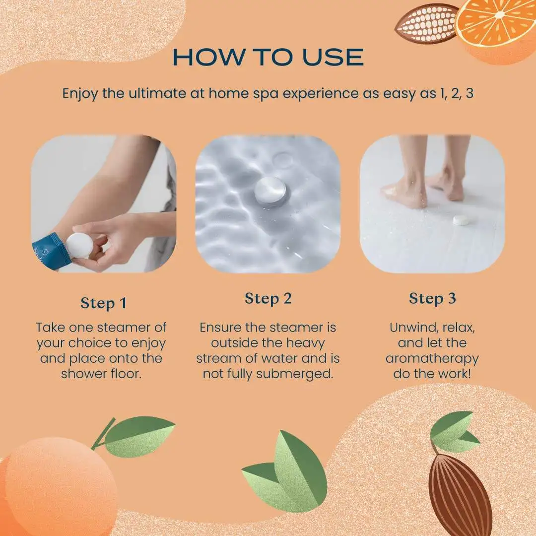 Wholesale Long Lasting Scent Shower Steamers Aromatherapy Shower Bombs With Essential Oils For Women Men Instant Stress Relief