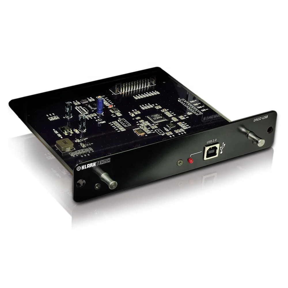 Klark Teknik DN32-USB Expansion Card for Midas M32 Digital Mixer up to 32 Bidirectional Channels at 48 kHz Sampler Rate