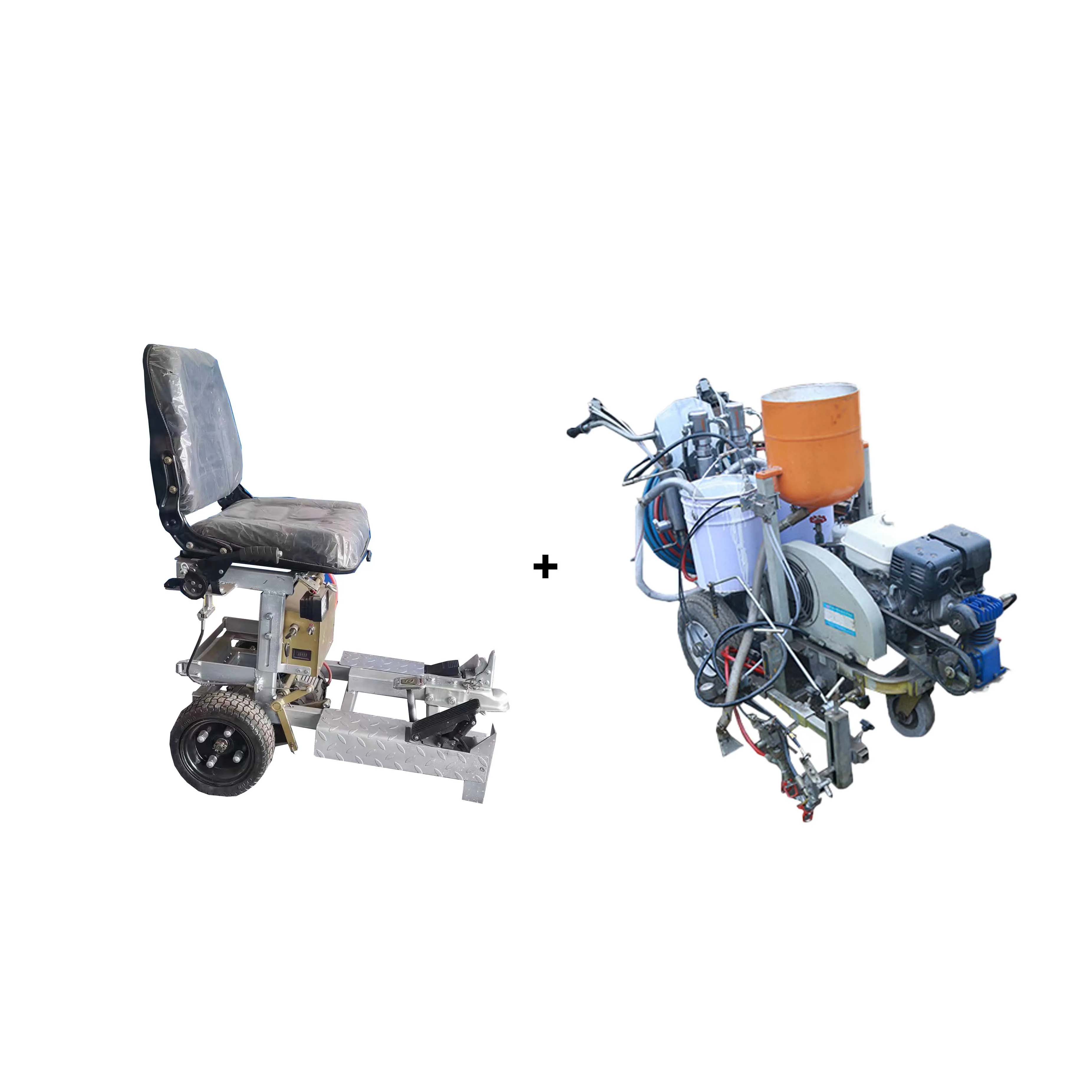 High quality road marking machine with graco pump sprayer paint machine