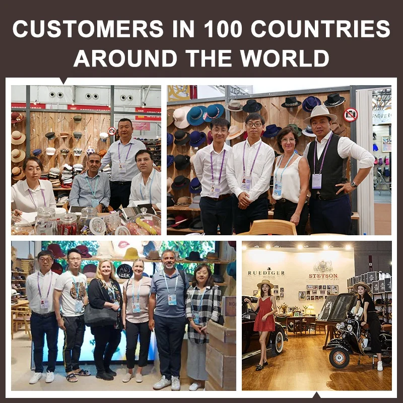 HUAYIA Модные 100% шерстяные ковбойские шляпы высокого качества в западном стиле