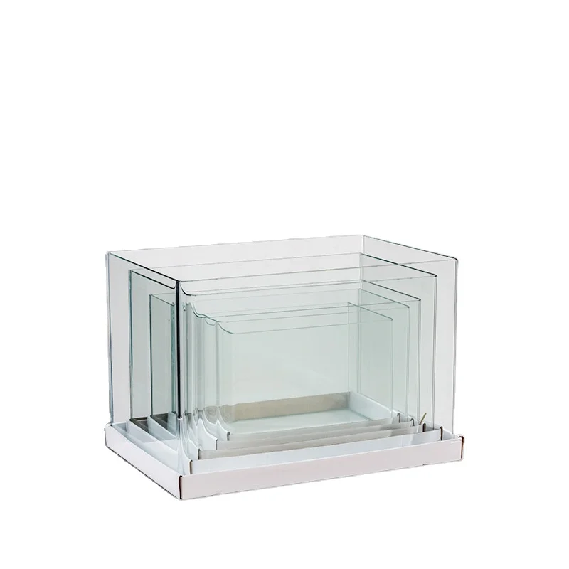 Factory wholesale transparent fish tank various sizes 5 in1 living room ornamental fish tank