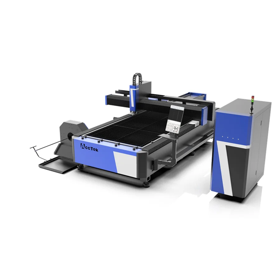 Машина для волоконной лазерной резки нового дизайна от производителя металлических труб и пластин двойного назначения