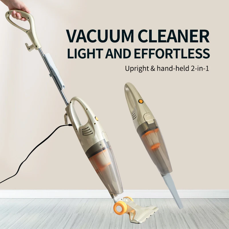 Hot Sale 400W Handheld Upright Vacuum Cleaner Dry Function Bagless for Home & Hotel Use with OEM & US/UK Plug Options