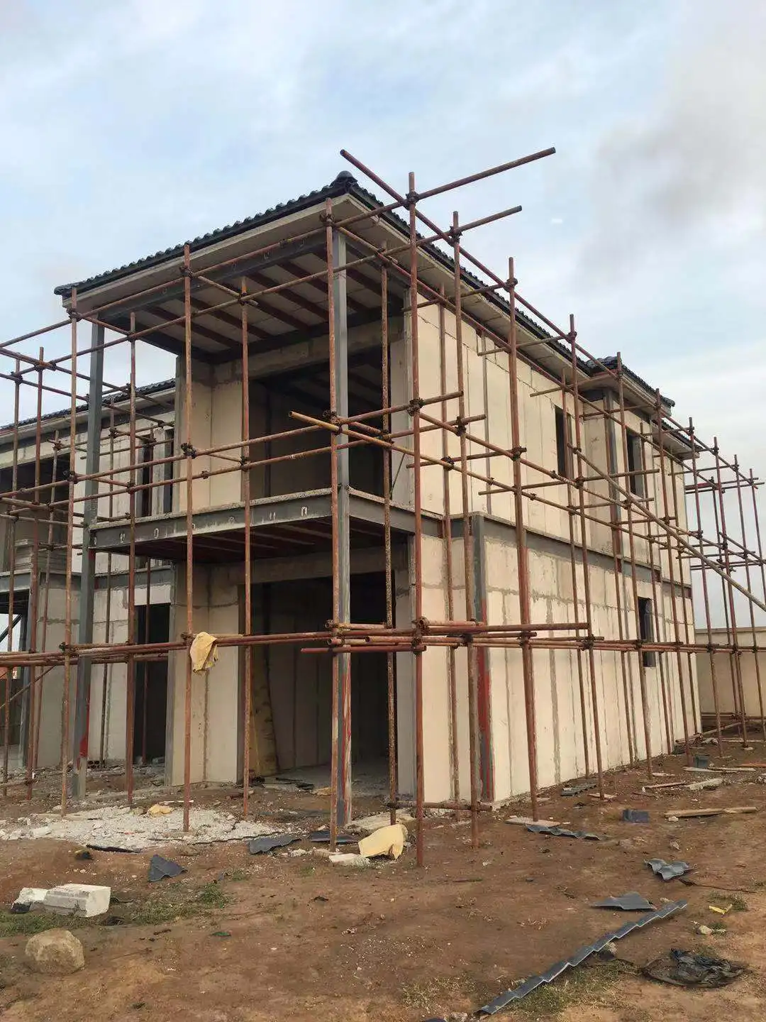  light steel concrete prefabricated house quick