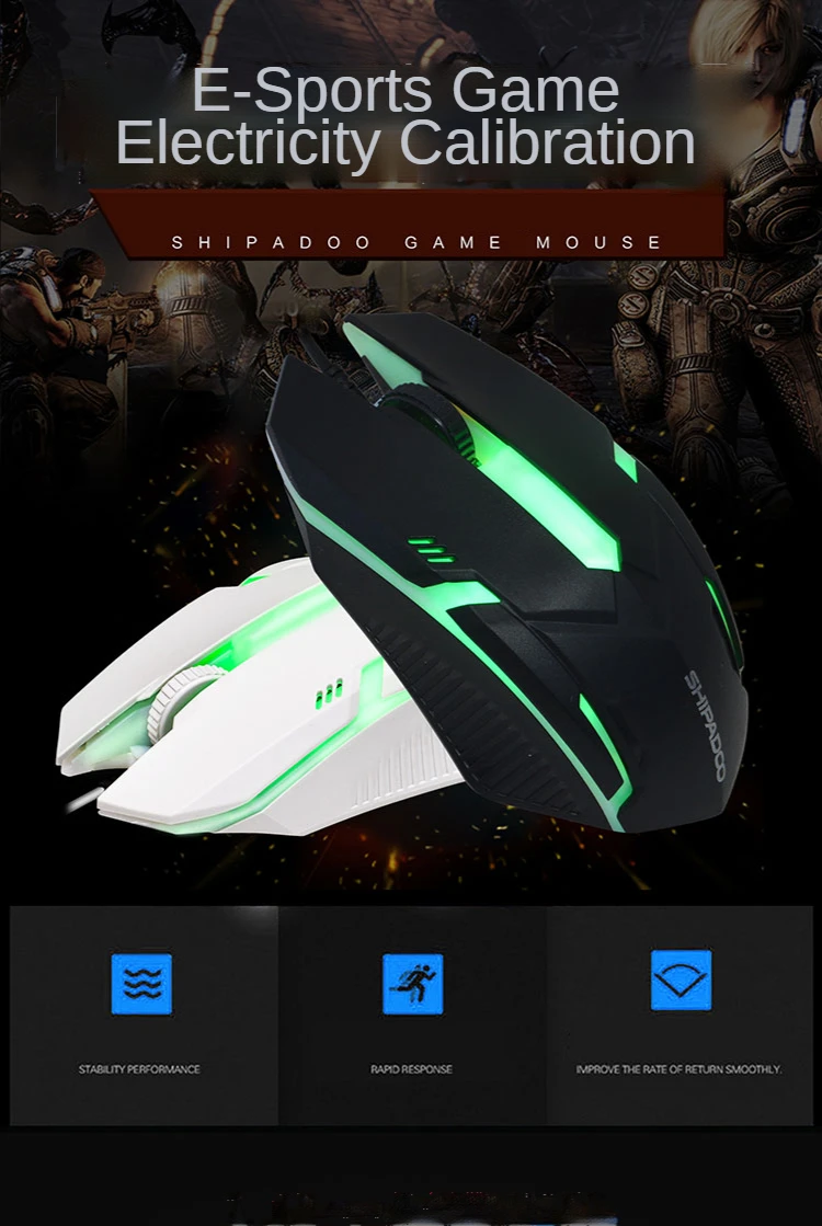 Оптовая продажа Deathadder Essential Проводная игровая мышь Мыши 6400 точек/дюйм оптический датчик 5 самостоятельно пуговицы для ноутбука Pc