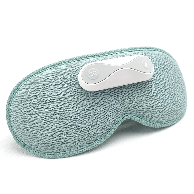 Eye mask 3D hot compress massage Eye mask wireless magnetic suction battery heating vibration relief fatigue Charging eye mask