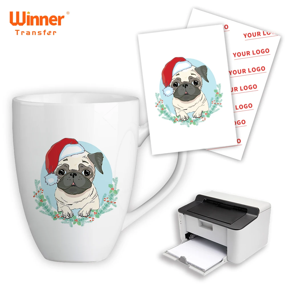 Winner Transfer gold and silver smart transfer paper laser uncoated water transfer printing decal for wood