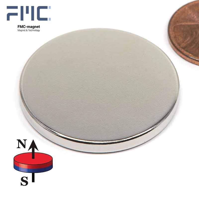 Strong Magnets Rare Earth Neodymium Disc Permanent Metal Round Powerful Pull Force For Fridge Door Garage Kitchen Office Etc.