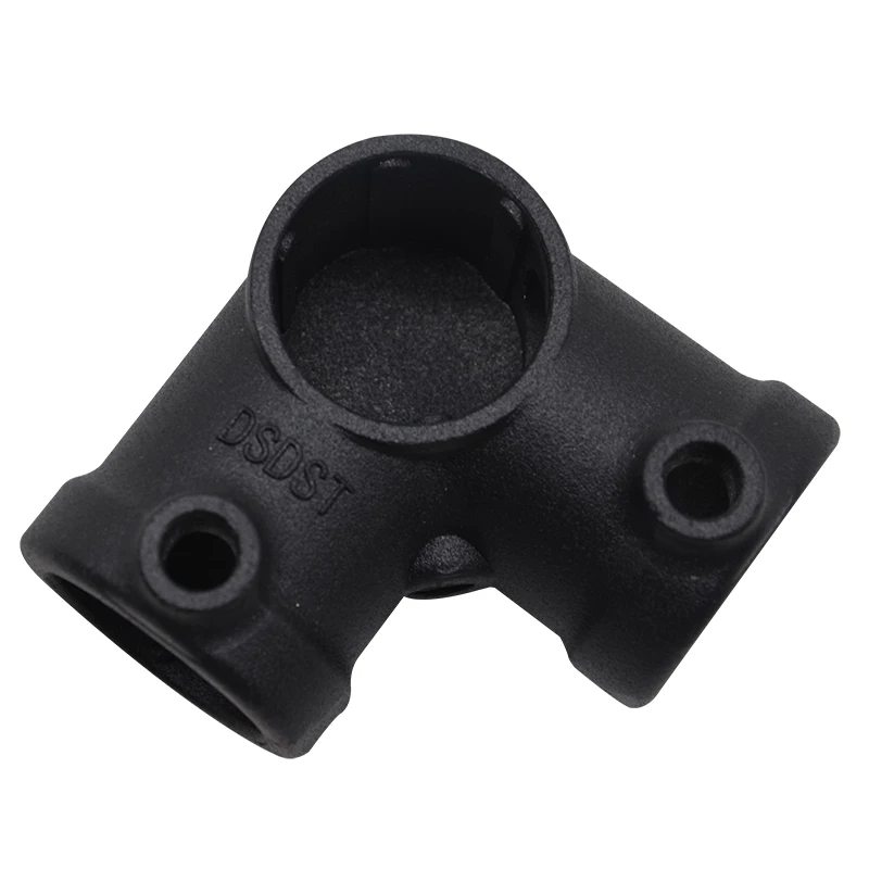 Aluminium Key Clamp Pipe Fittings Black Aluminum Casting 3 Way 90 Degree Elbow 3 Years Acrylic Female Fitting Equal ASME CN;HEB (1600441371145)