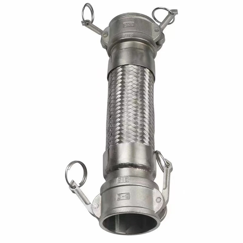 High quality 25mm 30mm stainless steel wire braided connector flexible metal hose pipe in kg